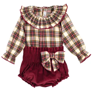Conjunto Pololo Boreas Calamaro niña bebé 1-36 meses | Navidad 2025/2026 | 100% algodón