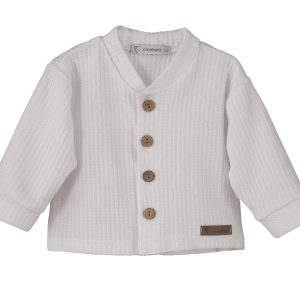 Chaqueta Rodas blanca basica bebe Calamaro 3-36 meses