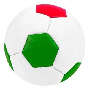 Balón de Fútbol Tricolor No. 2 – Doble Capa, 32 Paneles Cosidos, Acabado Texturizado