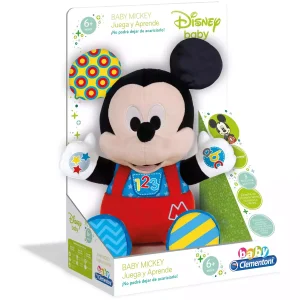 Baby Mickey – Peluche Interactivo Educativo (+6 meses)  🧸⭐Ref.: 55324 | Clementoni