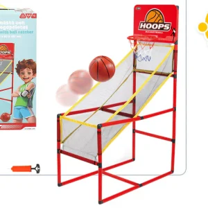 Canasta de Baloncesto Infantil con Recogepelotas 41x80x120 cm-CB Sports –