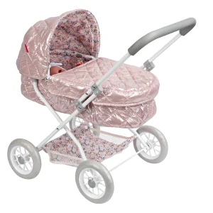 Coche Capota Fantasy con bolso – Carrito para muñecas Arias 55 cm | Ref. 40872