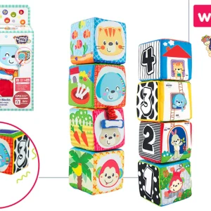 Bloques de Trapo Animales Blanditos (+6 Meses) Winfun