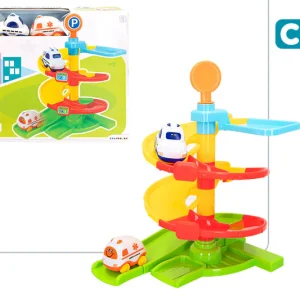 Parking Infantil con 2 Coches para Primeras Carreras C’Baby