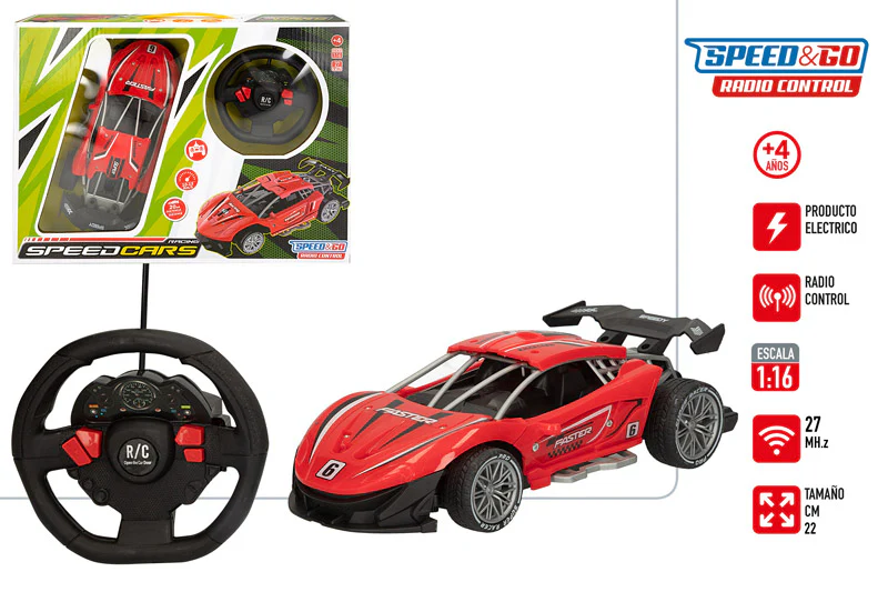 Coche RC 1:16 (22 cm) Racer Speed&Go