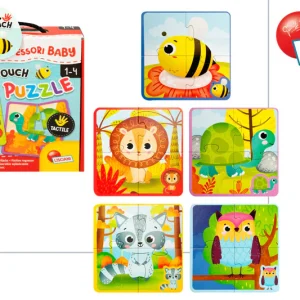 Puzzle de Texturas Animales (+12 meses)🐾✨ Montessori –  Ref. 47612