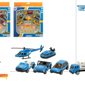 Set Ciudad con Vehículo de Metal SPEED&GO – (3 modelos surtidos)