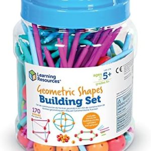 Learning Resources Juego de construcción de formas geométricas