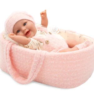 Muñeca Elegance Gadi rosa con capazo Arias – 33 cm de encanto y realismo 🎀