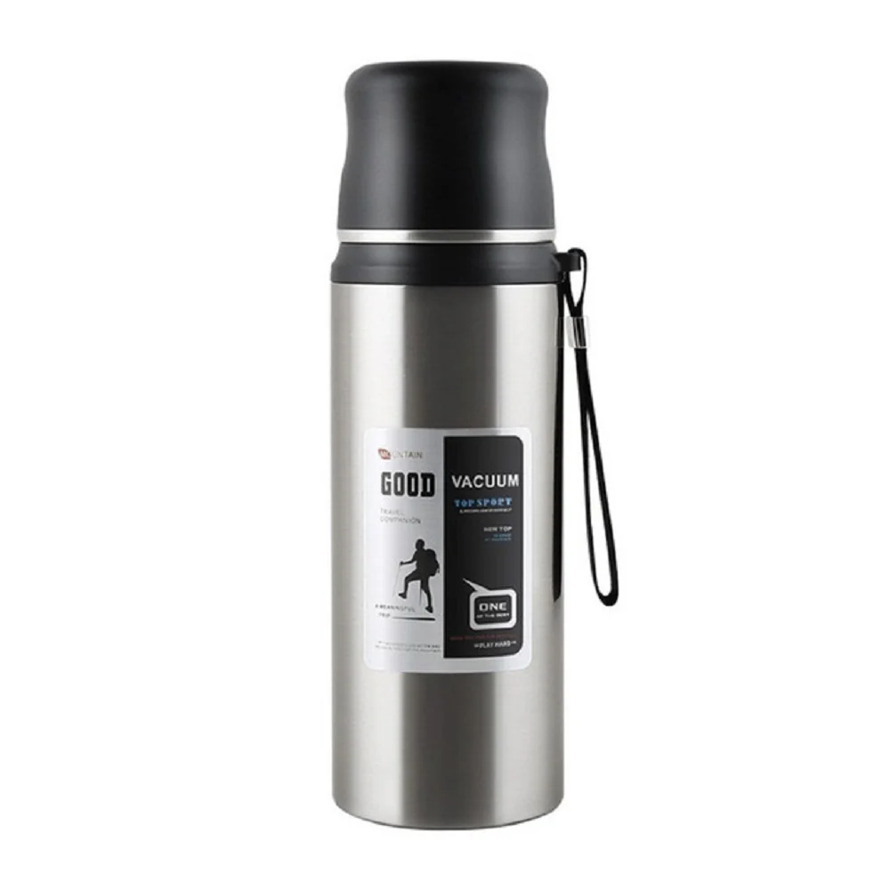 Termo Portátil de Acero Inoxidable con Cuerda 800 ML Storyland G068423