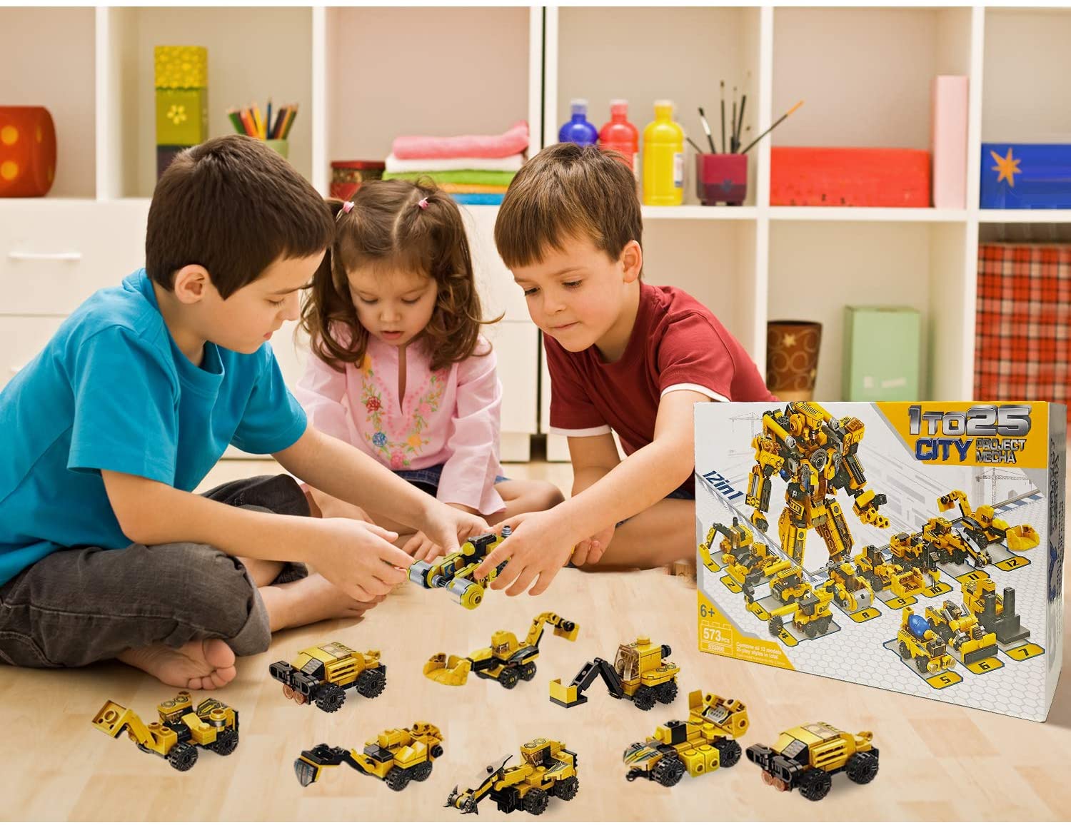 STEM Robot juguetes de construcción para niños, 573 piezas de construcción juguetes 25-en-1 STEM . Para niños de 6 años en adelante - Imagen 6