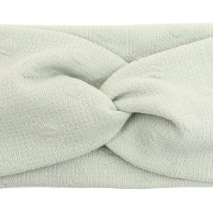 Turbante Burán Mint Calamaro | Primera Puesta Recién Nacida 100% Algodón