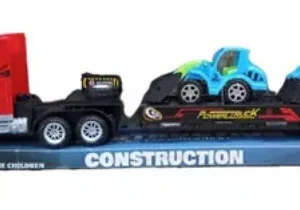Trailer con dos carros de construcción 785002- storyland