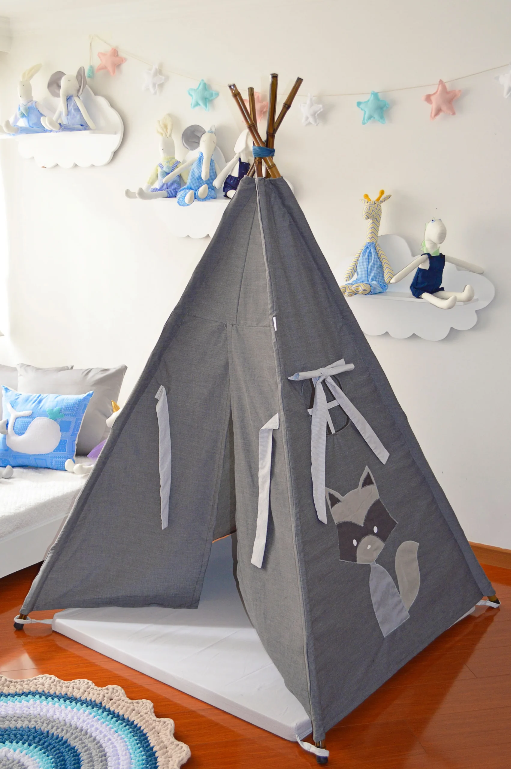Teepee gris mapache - Imagen 2