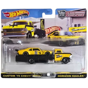 Hot Wheels Premium Team Transport (Legends Tour) - Custom '70 Chevy Nova - Horizon Hauler