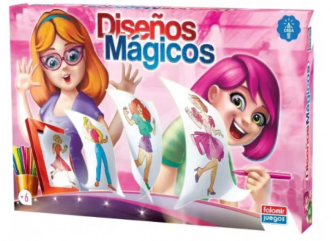 DISEÑOS MÁGICOS FALOMIR 11539 juego de mesa infantil - Imagen 2