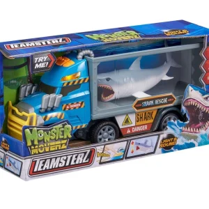 CAMION TRANSPORTE TIBURON MONSTER MOVERZ TEAMSTERZ