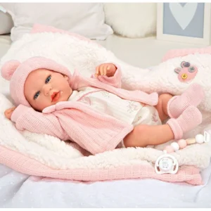 Bebé Reborn Arias 40 cm Marta Rosa con Manta 98165