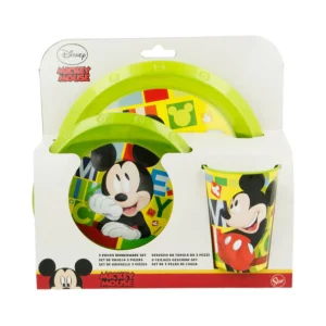 Mickey Set 3 piezas vajilla