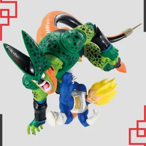 ICHIBANSHO VEGETA VS. CELL DRAGON HISTORY II DRAGON BALL 17CM